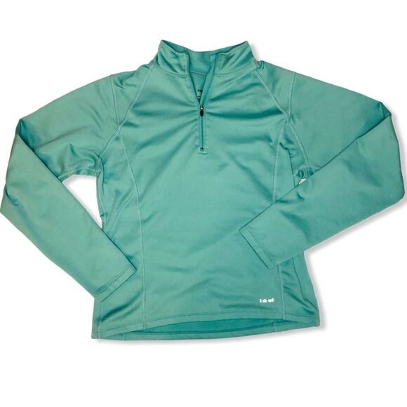 Hind Half Zip Pullover Teal Size Small - Picture 1 of 5